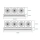 thumbnail image 4 of Mini ventilador de refrigeración para acuario, tanque de peces, enfriador silencioso, ventilador para estanque marino (EU 3FAN) Ndcxsfigh Para estrenar, 4 of 8