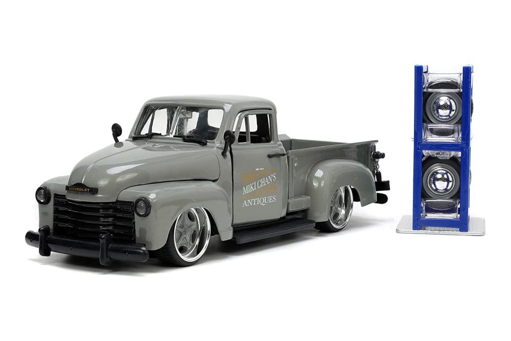 スナップオン CHEVY PICKUP PULLBACK ジオラマ付きミニカー 1951-Chevrolet-3100-Pickup-