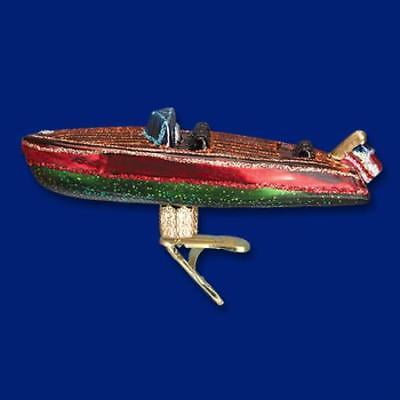 Blown Glass Hanging - Old World Xmas Christmas Craft Boat
