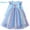 Blue, variant on Princess elsa Dress Up for Little Girls Birthday Dresses Party Christmas Costumes