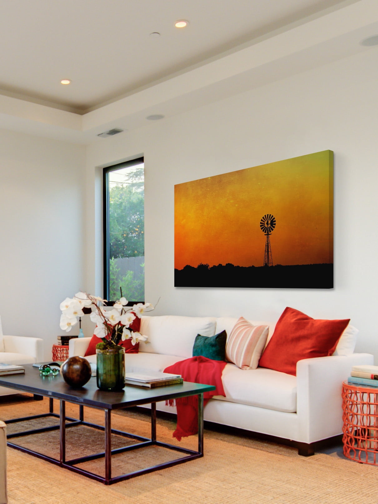 "Kansas" Painting Print on Wrapped Canvas