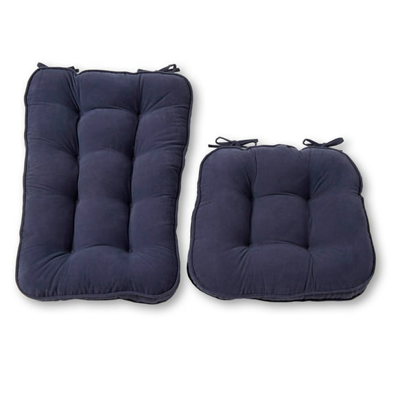Greendale Home Fashions Ensemble de 2 Coussins Jumbo pour Chaise à Bascule, Cobalt 2 Pcs