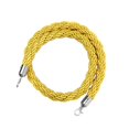 thumbnail image 4 of Barrier Rope Crowd Control Stanchion Queue Twisted Rope with Hooks Yellow, 4 of 8