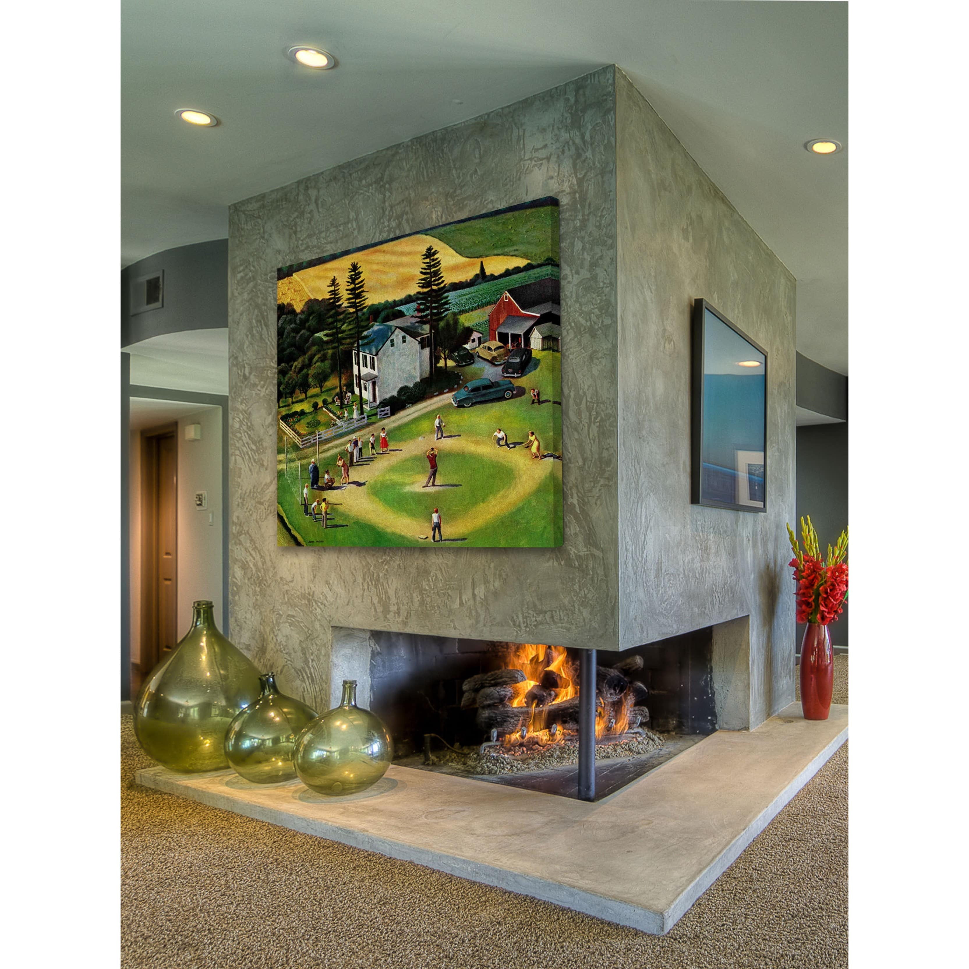 Marmont Hill Family Baseball by John Falter Painting Print on Canvas