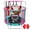 Pink, variant on Funseek Mini Trampoline Set, All-in-One Entertainment Trampoline, Bearing 132lb, Blue and Red