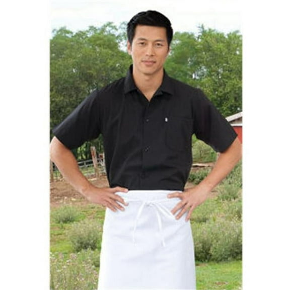 0920-0108 4Extra Large Utility Shirt 5 Button in Black