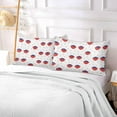 thumbnail image 6 of GZHJMY Cute Strawberry Red Point Zippered Velvet Pillowcases,Super Soft and Cozy Luxury Plush Pillow Case Bed Pillow Pillowcases, 20x30 Inches Home Decor, 6 of 7