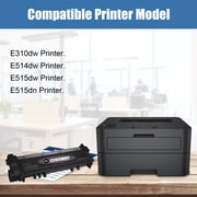 E310 CVXGF (2-Pack Black) Toner Cartridge with Chip Compatible for Dell E310-CVXGF Toner for E310dw E514dw E515dw E515dn Printer Ink