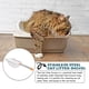 thumbnail image 3 of Pala para arena de gatos de acero inoxidable, tamiz de arena para arena para gatos, pala para arena para gatos, 3 of 5