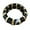 Black, variant on Acrylic Chunky Bangle Stretch Bracelets for Women Gold-Toned Wide Resin Round Geometric Thick Cuff Bangle Wristband Bracelet Lightweight Fashion Y2K Jewelry for BFF Sister
