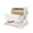 Beige, variant on Semi-Automatic Self-Cleaning Cat Litter Box，Easy to Clean, Battery-Free，ABS Material Cat Toilet