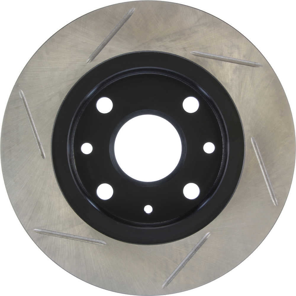 StopTech 126.45035SL Sport Slotted Brake Rotor; Rear Left, European style brake pad compounds