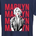 thumbnail image 3 of Marilyn Monroe - Stacked Name Short Sleeve Graphic T-Shirt, 3 of 5