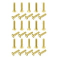 thumbnail image 1 of Unique Bargains Brass Hex Bolts, M4x16mm 30 Pack Fully Thread Grade 4.8 Machine Screws, 1 of 4