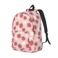 thumbnail image 2 of Yiaed Floral Strawberr Print Backpack, Premium Laptop Backpack, Travel Backpack for Women, Lightweight Backpacks, Comfortable Back Pack-Small, 2 of 5