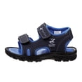 thumbnail image 2 of Beverly Hills Polo Club Hook And Loop Boys Open Toe Toddler Sport Sandals, Navy Black, 6, 2 of 5