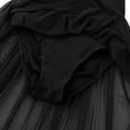 thumbnail image 7 of LiiYii Girls Lyrical Dance Dress Sleeveless High-Low Hem Tulle Skirt Leotard for Ballet Modern Black 8, 7 of 7