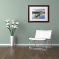 thumbnail image 3 of Trademark Fine Art 'Two Jack Lake Sunrise' Canvas Art by Pierre Leclerc, White Matte, Wood Frame, 3 of 4