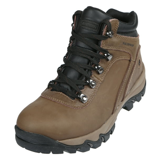 Northside Mens Apex Mid Hiker Leather Waterproof Hiking Boot - Walmart.com - Walmart.com