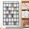 thumbnail image 6 of 2 PCS Of 36 Pockets Classroom Pocket Chart For Cell Phone Calculator, Clear Pocket Chart Organizer For Classroom With 36 Number Sticker And 2 Types Of Hooks Size:38.5x25.7 Inch (White-2pack), 6 of 8