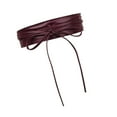 thumbnail image 1 of facefd Ceinture Flexible Large en Cuir PU Mode Durable pour Pull, 1 of 9