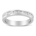 thumbnail image 3 of 14K White Gold 0.50ct TDW Round Diamond Band (H-I,I1-I2), 3 of 7