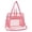 Pink, variant on 1Pcs 12×12×6in Dark Navy Stadium Approved Clear PVC Tote Bag, Dual Compartment Transparent Concert Handbag, Adjustable Wide Crossbody Strap Bag for Sporting Matches & Concert Venues