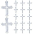 thumbnail image 4 of LOLIPPYY 1 Pack Baptism Confetti Glitter Cross Table Confetti Decorations For Baptism First Communion Baby Shower Birthday Gender Reveals Party Supplies Silver, 4 of 7