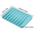 thumbnail image 7 of 2pack Soap Dishes, Silicone Soap Holder Self-draining Waterfall Anti-Slip Design, Soap Savers for Bathroom, Shower, Kitchen, Bath Tub, Razor, Sponges, Dishwasher Safe, 7 of 7