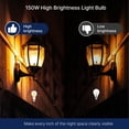 thumbnail image 6 of FLSNT 18W 150W Equivalent Dimmable A21 LED Light Bulbs, 3000K Warm White, 4 Pack, 6 of 8