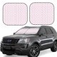 thumbnail image 1 of Fotbe Pink Paw Juego de 2 Piezas de Parasoles para Parabrisas | Bloqueador Solar para Auto | Accesorios Plegables para Protección Solar Interior-Small, 1 of 6