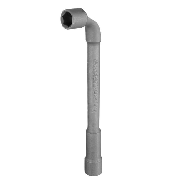 Uxcell L Shaped Angled Socket Spanner 11mm CR-V Double Ended Metric Hex 6 Point Tubular Socket Wrench