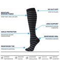 thumbnail image 3 of Compression Socks for Women & Men Knee High Circulation Support Hose for Running , Sports, 3 of 5