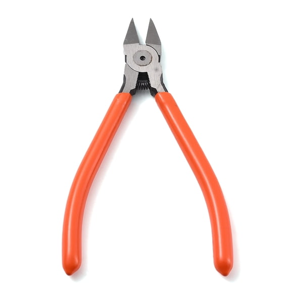 1 pc vanadium Steel Jewelry Pliers Side Cutting Plier with Plastic Handles Coral 16.3x8.1x1.15cm