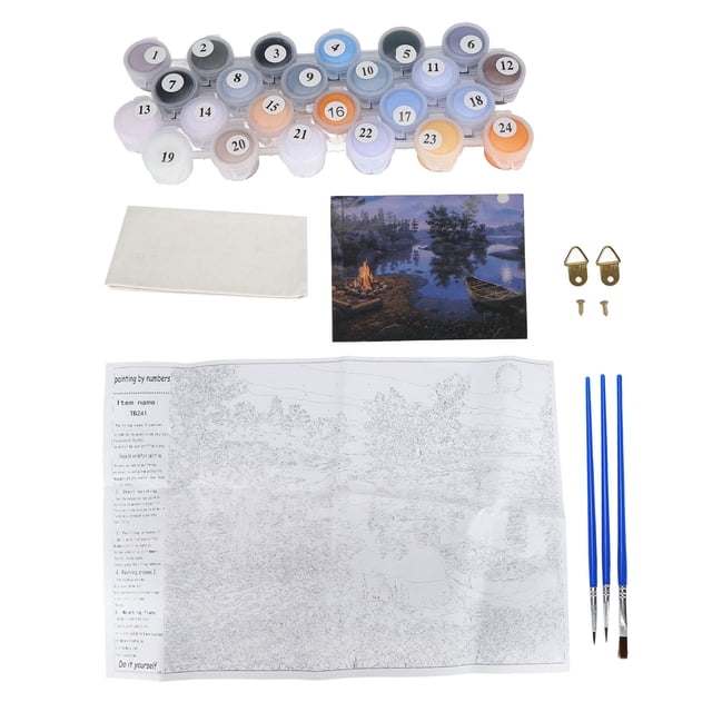 Pintura Por Números, Regalo Ideal Pintura De Números DIY Cultivo De Paciencia Para El Hogar Para La Oficina