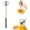 12 inch, variant on Press and Spin Whisk, Semi-Automatic Hand Push Mixer with Fast Rotary Action for Effortless Beating in Home Kitchen Baking
