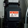 thumbnail image 2 of 8 pcs Danger Sign Warning Electric Shocks Sign High Voltage Sign Electric Shocks Warning Stickers, 2 of 8