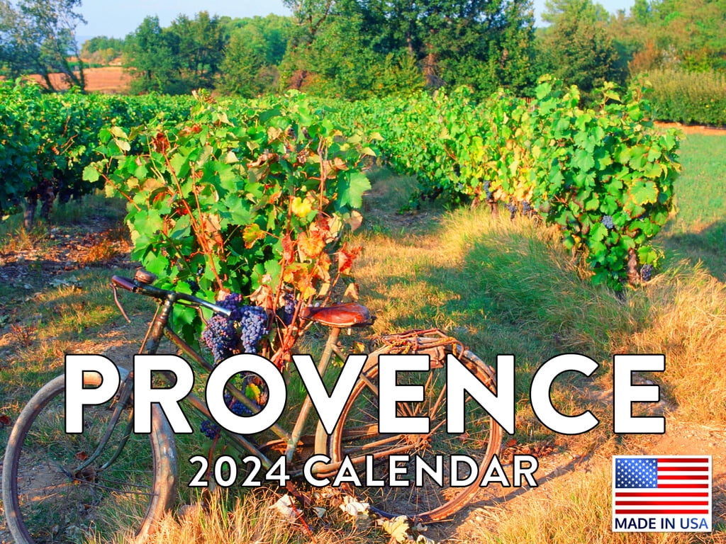 Provence France Wine 2024 Wall Calendar Provence France Wine Calendar