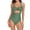Army Green-19, variant on Lopeceal Women's One Piece Swimsuits Tummy Control Cutout High Waisted Bathing Suit Wrap Tie Back 1 Piece Swimsuit
