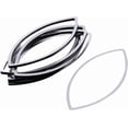thumbnail image 1 of 10 piezas de eslabones de ojo de caballo de acero inoxidable de 13 mm, colgante de metal, colgante geométrico hueco para hacer pulseras, collares y pendientes., 1 of 1