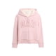 thumbnail image 1 of Sudadera con cremallera completa GAP logo Sherpa rosa puro talla M, 1 of 2