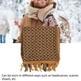 thumbnail image 3 of Foulard Shemagh Keffiyeh en Coton, Design Multifonctionnel, Coupe-Vent et Chaude, Mode Polyvalente, Motif Unique pour Activités Extérieures, Randonnée, Camping, Cyclisme, 3 of 8