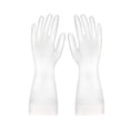 thumbnail image 1 of Guantes de goma reutilizables para lavavajillas, limpieza y blanqueamiento, guantes de látex impermeables con degradado, resistentes al agua, para uso doméstico, cocina y baño., 1 of 8
