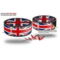 thumbnail image 2 of Skin Wrap Decal Set 2 Pack for Amazon Echo Dot 2 - Union Jack 02 (2nd Generation ONLY - Echo NOT INCLUDED), 2 of 3