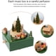 thumbnail image 3 of Caja de música de madera navideña presenta caja de música de tren navideño para ella, caja de música Smart Castle, juguete, regalo de cumpleaños para amantes, amigos y niños (verde), 3 of 5