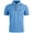 Light Blue, variant on SPEEDRUN Men's Casual Polo Botton Turn-Down Collar Shirt Short Sleeve Loose Polo Shirt For Men