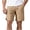 Khaki, variant on EOYWHK Mens Basketball Shorts Quick Dry with Pockets Elastic Waist Mens Active Shorts Soft Lightweight Breathable for Workout Training Army Green, Size L