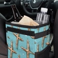 thumbnail image 6 of Cross Mini Trash Can for Car: Foldable, with Lid, Leak-Proof, and Hanging Storage Bag, 6 of 6