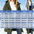 thumbnail image 3 of YueHuiYing Womens Hooded Quilted Jacket Mid-Length Padded Warm Winter Heavyweight Coat Outerwear, 3 of 7
