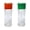 red+green, variant on KRONDO 2-Pack Plastic Seasoning Shaker Bottles with Perforated Lids - Kitchen Spice Storage Containers